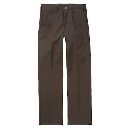 Pants,36 In.,Dark Navy,Zipper And Button