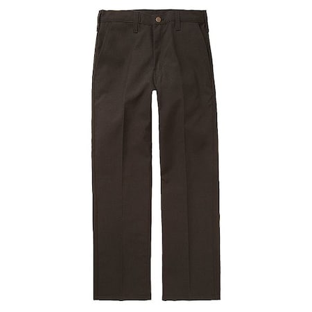 Pants,42 In.,Black,Zipper And Button