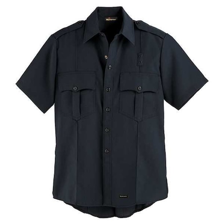 Flame Resistant Collared Shirt, Navy, Nomex(R), 52