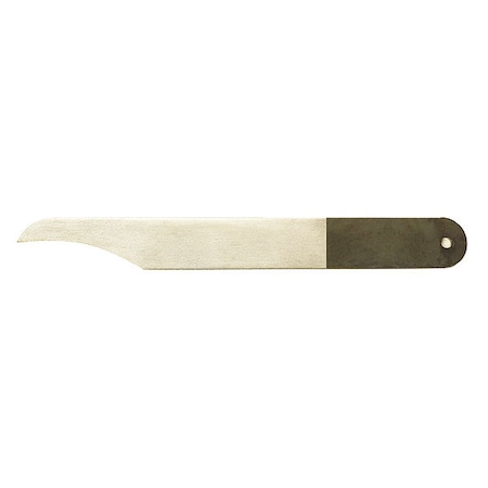 Curved Point Mill Blade Beveled Grind, Curved, 6-1/2 L.