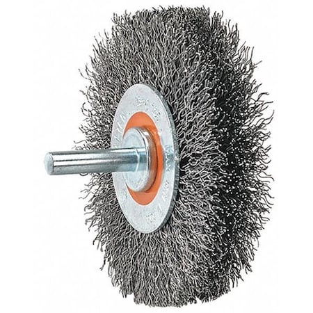 Mtd Wheel Brush Crimped 3 D X 3/4 W