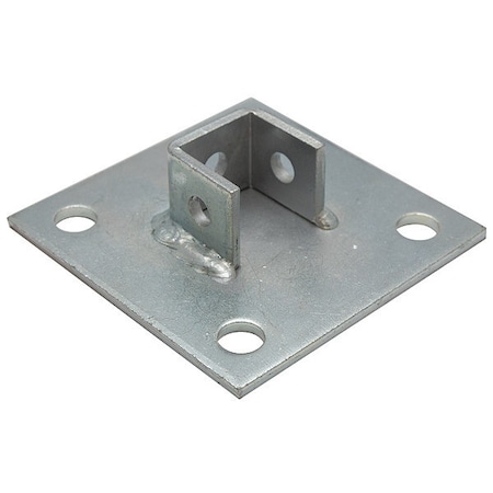 Post Base,Square,For Single Strut,1-Hole