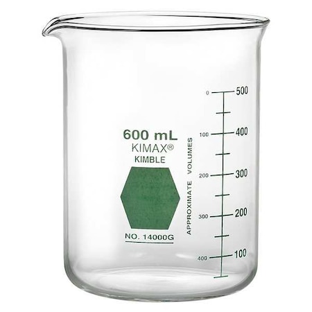 Griffin Beaker,250mL,Glass,Clear,PK12