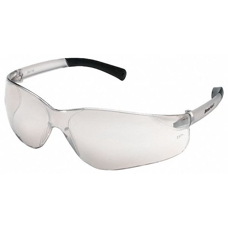 Safety Glasses, I/O Clear Mirror Polycarbonate Lens, Scratch-Resistant