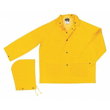 Classic .35Mm PVC Poly Jacket Yellow,2XL