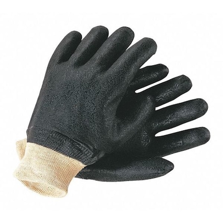 10 Chemical Resistant Gloves, PVC, L, 12PK