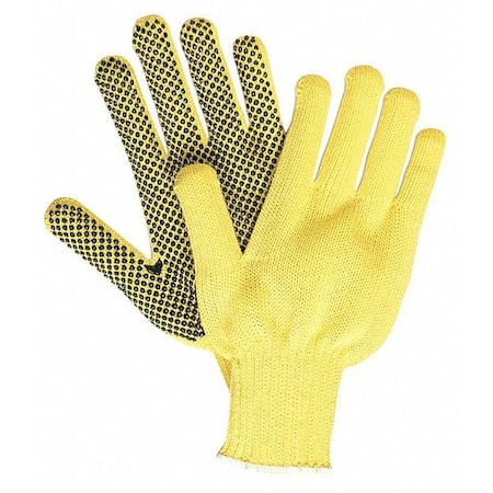 Cut Resistant Coated Gloves, A2 Cut Level, PVC, S, 12PK