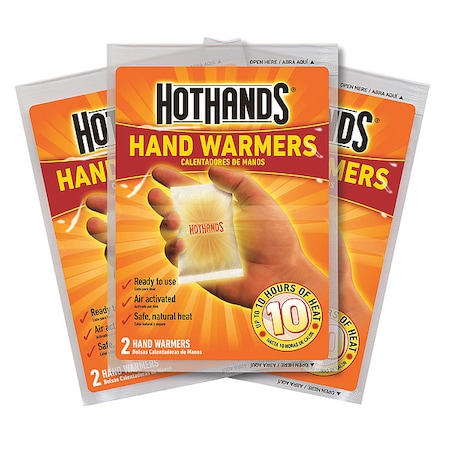 Hand Warmer,2-1/4 In. X 3-1/2 In.,PK3