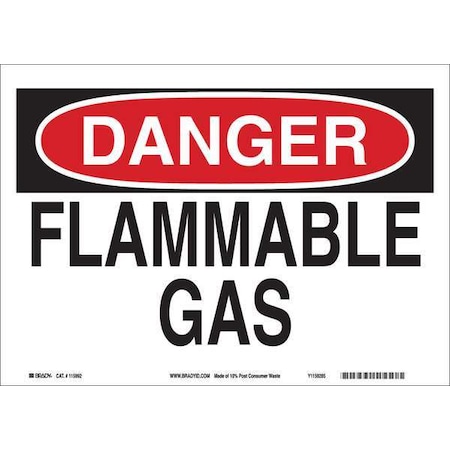 Danger Sign, 7 In H, 10 In W, Plastic, Rectangle, English, 116157