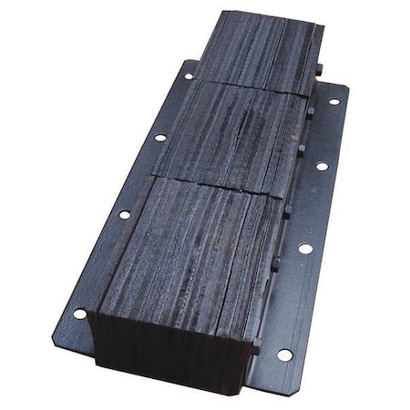 Dock Bumper,30x4-1/2x13 In.,Rubber