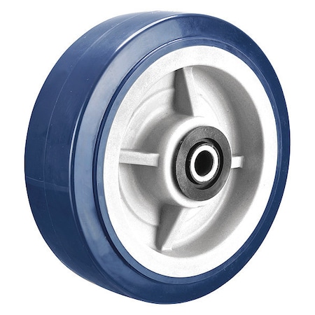 Caster Wheel,5 In.,750 Lb.,White Core