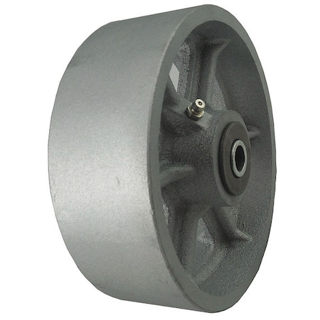 Caster Wheel,Cast Iron,1400 Lb.,Gray