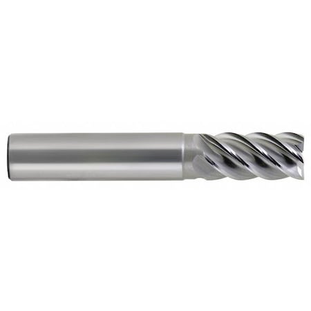 Carbide Hp End Mill R0.25mm 6mmx20mm, Number Of Flutes: 5