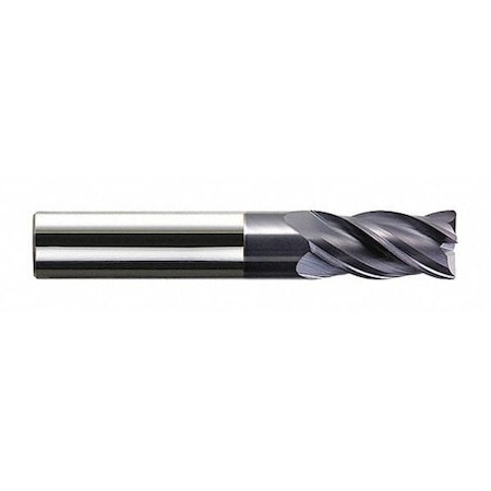 Carbide Hp End Mill R0.25mm 2mmx4mm, Number Of Flutes: 4