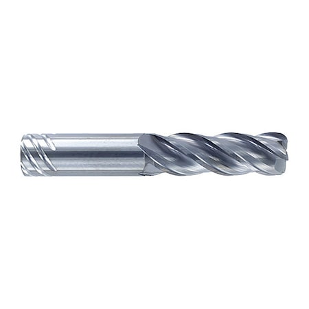 Carbide Hp End Mill R.060 1X2-1/4, Number Of Flutes: 4