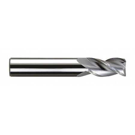 End Mill, HP, Carbide, R.060, 1 X 1.25, Number Of Flutes: 3