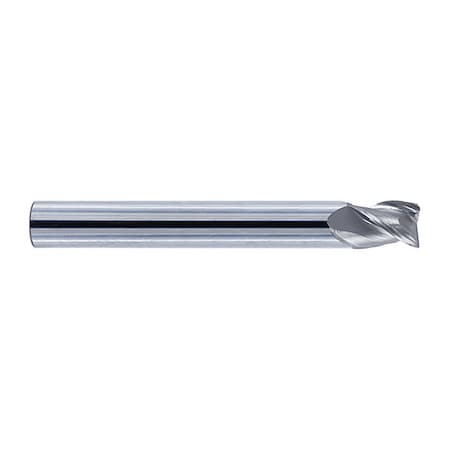 End Mill, HP, Carbide, R.060, 3/8 X 1/2, Number Of Flutes: 3