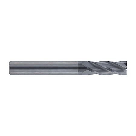 End Mill, Carbide HP, Sq 1/2x1, Number Of Flutes: 4