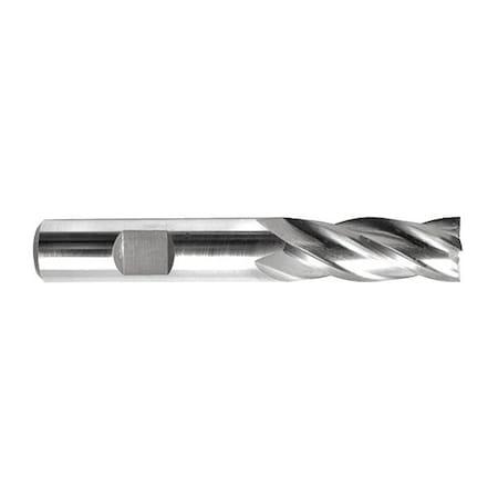 End Mill, Finishing, Hss, Square, 1-1/4, Overall Length: 6-1/2