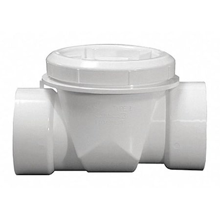 Backwater Valve, PVC, 6