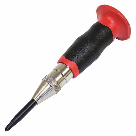 Auto Adjustable Center Punch With A Hand Guard