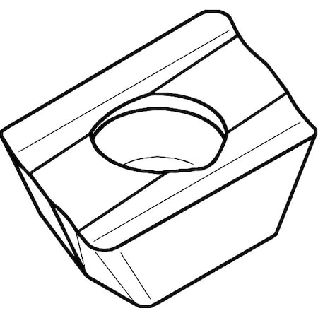 Square Turning Insert, Square, 1/2 In, SNMM, 1/32 In, Carbide