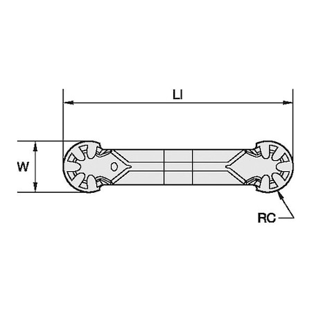 Grooving/Parting Insert,WMT-P-PC,Carbide