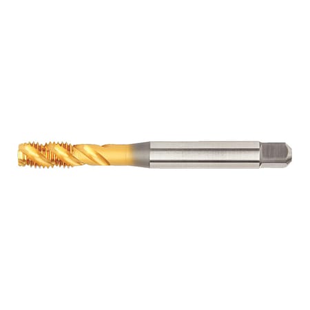 Spiral Point Tap, M8-1.25, Metric, 2 Flutes, TiCN