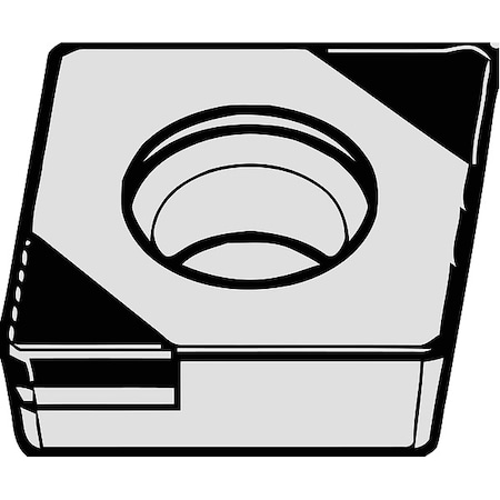 Diamond Turning Insert, Diamond, 3/8 In