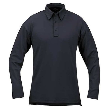 Tactical Polo,XL,Long Sleeve,Navy
