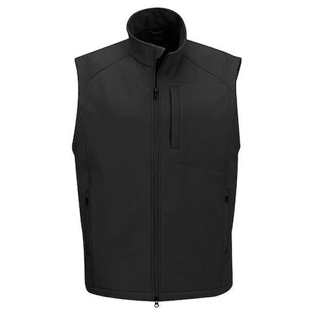 Covert Vest,Softshell,2XL,Black