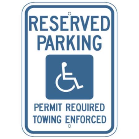 Handicap Parking Sign,Arkansas,18X12