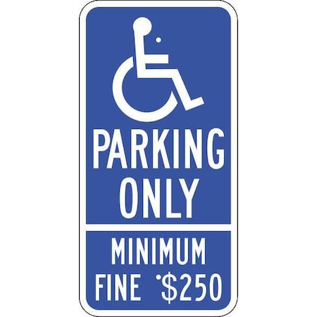 Handicap Parking Sign,Accessible,18X12