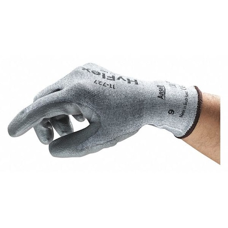 Cut Resistant Coated Gloves, A2 Cut Level, Polyurethane, 6, 1 PR