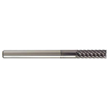 End Mill, HP, Carbide, 7F, Square, 1/8 X 3/8, Number Of Flutes: 7