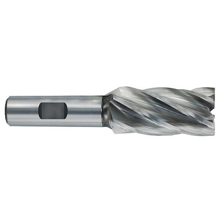 Hss Generl Purpose End Mill, Sq., 1-1/4x2, Shank Dia.: 3/4