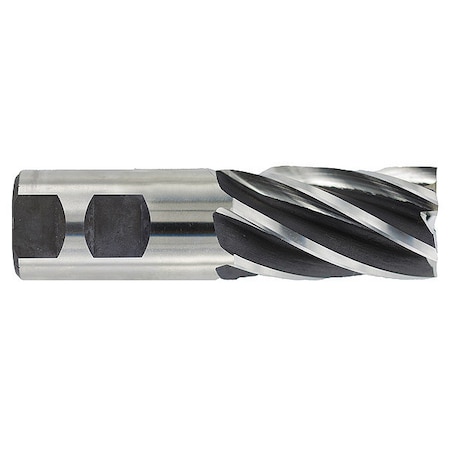 Hss Generl Purpose End Mill, Sq., 1-1/4x4, Number Of Flutes: 4