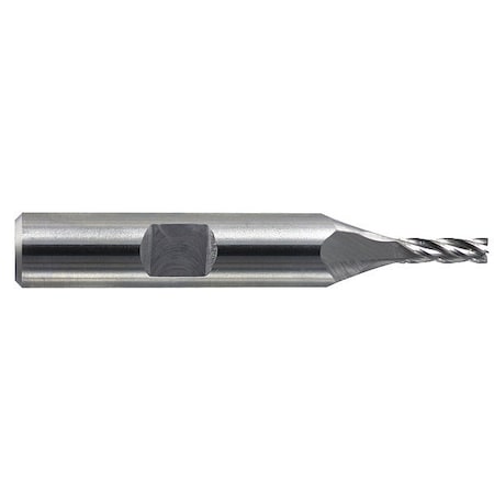 Hss Generl Purpose End Mill, Sq., 8mmx19mm, Number Of Flutes: 4
