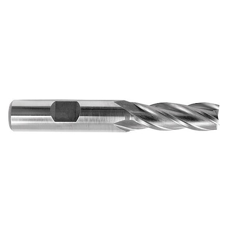 Hss Generl Purpose End Mill, Sq., 9mmx3/4, Finish: Uncoated