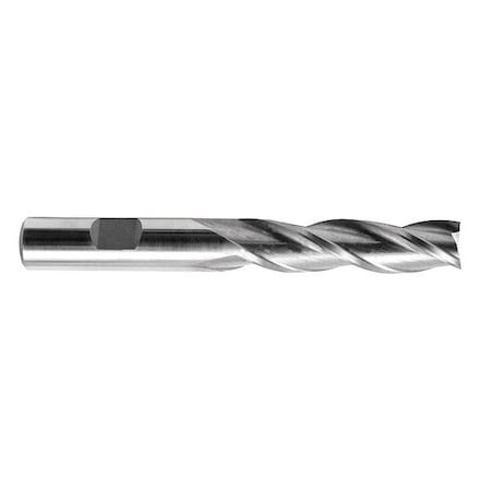 Hss Generl Purpose End Mill, Sq., 1/8x3/8, Number Of Flutes: 3