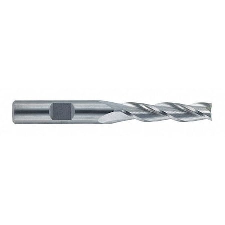 Hss General Purpose End Mill, Sq., 3/4x3, Number Of Flutes: 3
