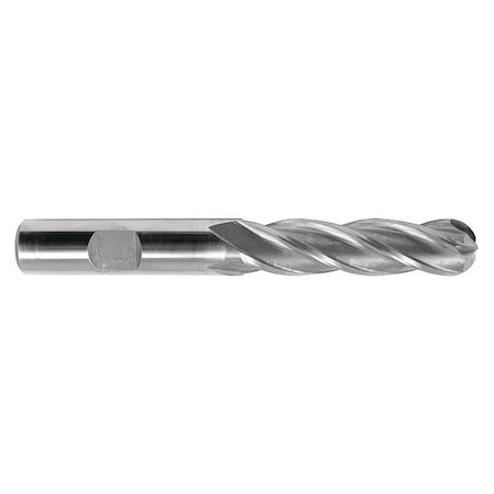 End Mill, Hss, GP, Ball, 7/8 X 1-7/8, Number Of Flutes: 4