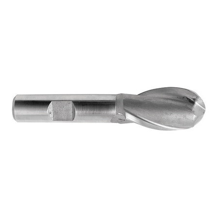 Gnrl Purpose End Mill, Ball End, 1x1-1/2, Number Of Flutes: 2