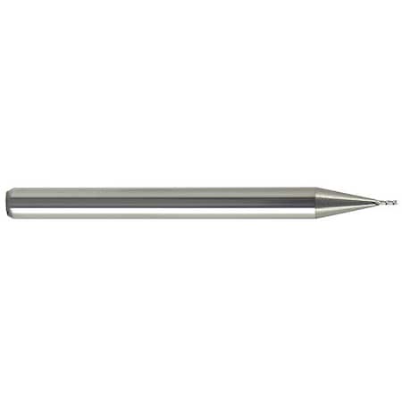 Carbide Micro End Mill, Sq., 0.026x0.078, Number Of Flutes: 4