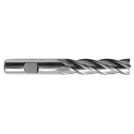 Hss General Purpose End Mill Sq 5/8X2, Number Of Flutes: 4
