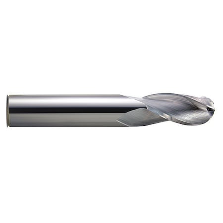 Carbide GP End Mill Ball 3/64X1/8, Number Of Flutes: 3