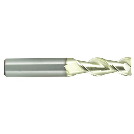 End Mill, HP, Carbide, R0.020, 1/8 X 1/4, Number Of Flutes: 2