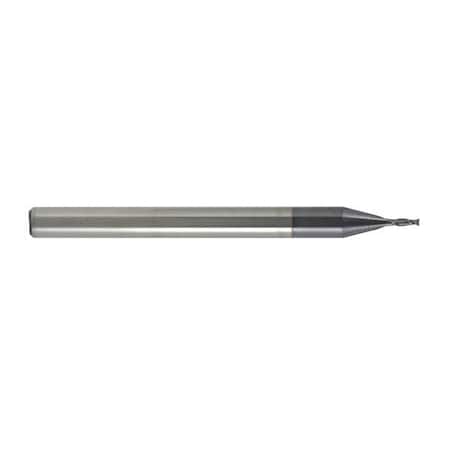 Carbide Micro End Mill, Sq., 1.3mmx3.9mm, Number Of Flutes: 2