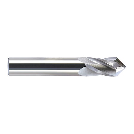 Drill Mill, Carbide, 90 Deg., 7/16 X 1, Number Of Flutes: 4