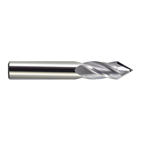 Carbide Drill Mill 60Deg 3/4X1-1/2, Number Of Flutes: 4